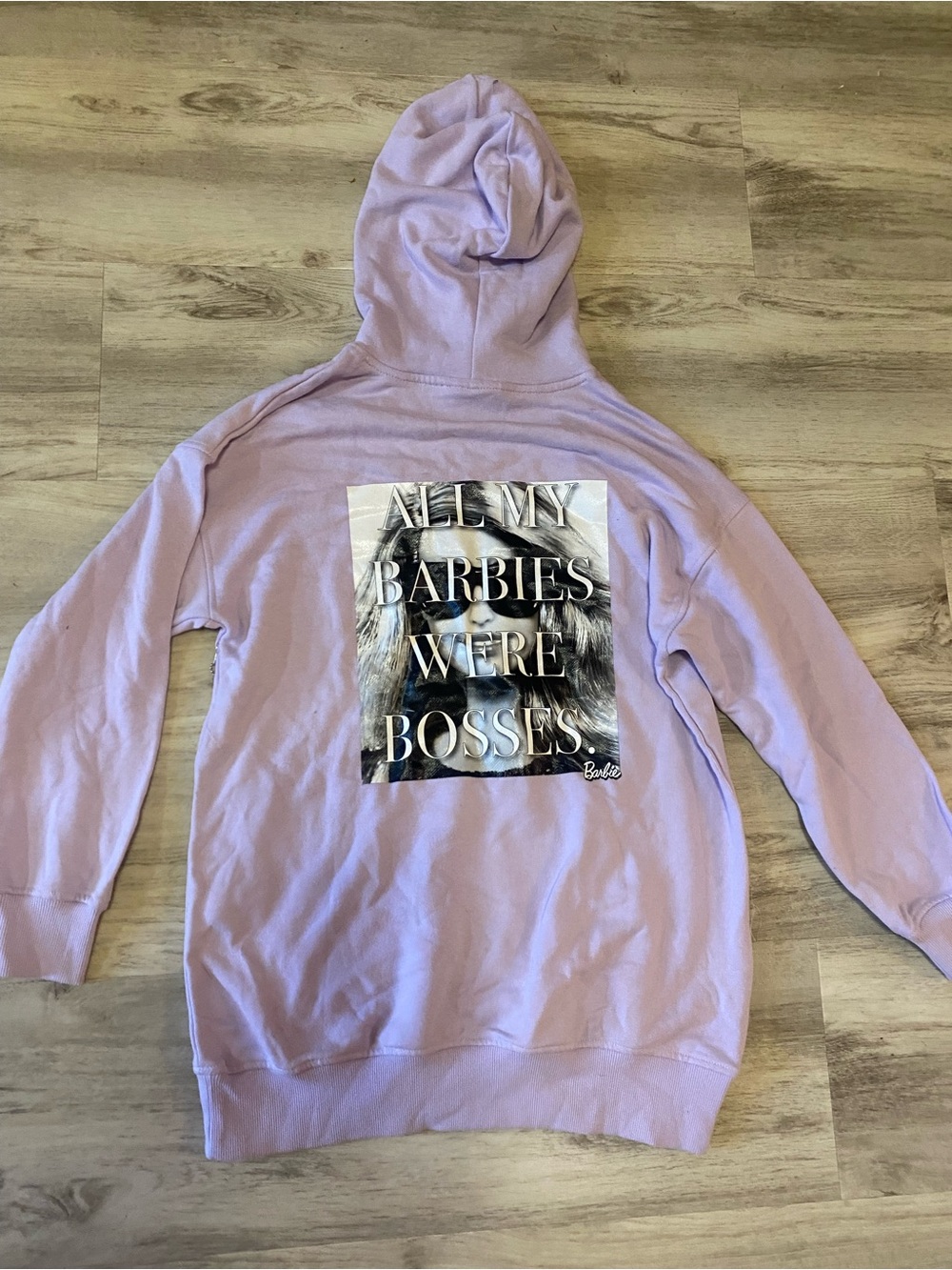 Rare 'All My Barbies Were Bosses' Graphic Hoodie Forever 21 x Barbie- NWT